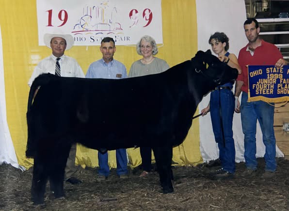 May be an image of ‎text that says '‎19 ا١ C9 HIO HHOSVEAR ۰ FAIR OHIO OHIOSTATE STATE STATE 999 JUNIOR FAI FAI FOURTH PLA STEER SHO MIDA‎'‎